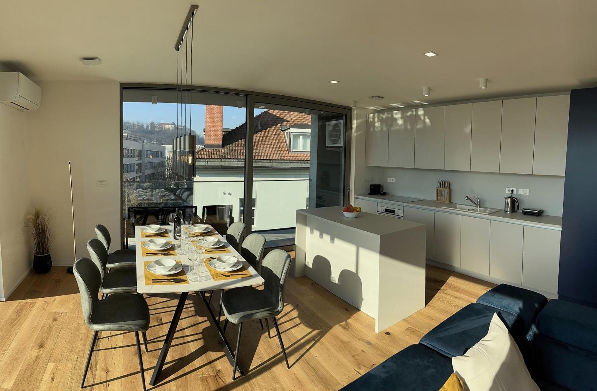 Garden Residence ليوبليانا الغرفة الصورة